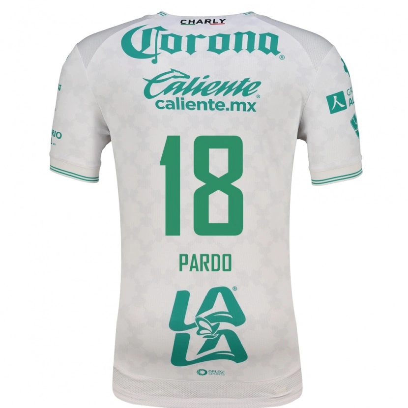 Danxen Mulher Camisola Franco Pardo #18 Verde Claro Branco Alternativa 2026/27 Camisa