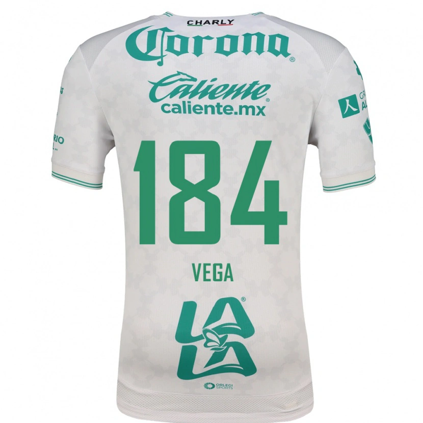Danxen Mulher Camisola Luis Vega #184 Verde Claro Branco Alternativa 2026/27 Camisa
