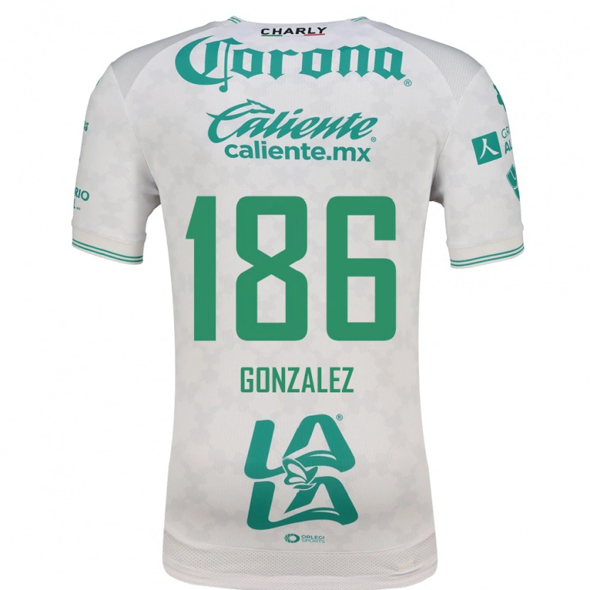 Danxen Mulher Camisola Valente González #186 Verde Claro Branco Alternativa 2026/27 Camisa