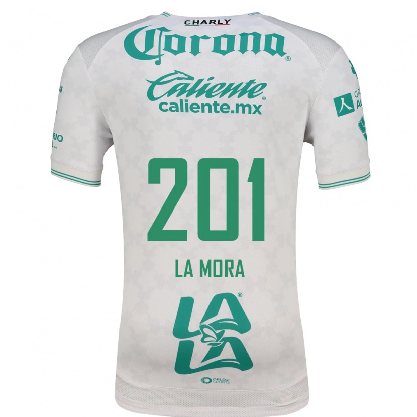 Danxen Mulher Camisola Luis De La Mora #201 Verde Claro Branco Alternativa 2026/27 Camisa