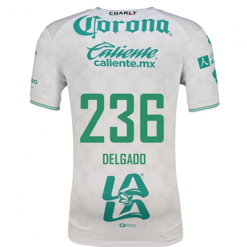 Danxen Mulher Camisola Ansel Delgado #236 Verde Claro Branco Alternativa 2026/27 Camisa