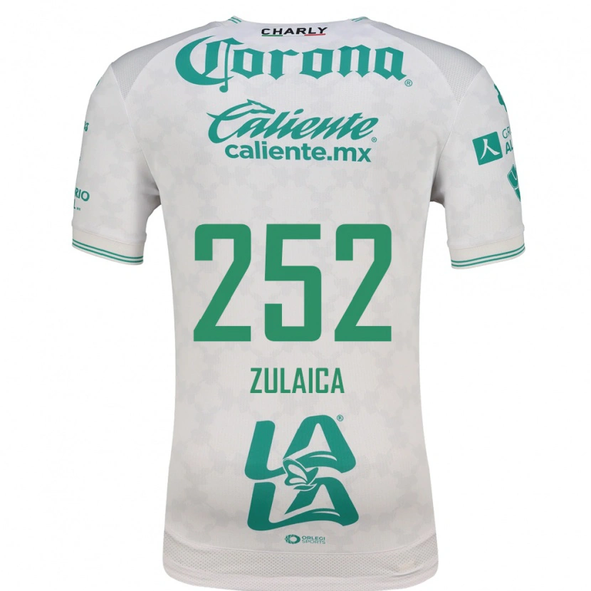 Danxen Mulher Camisola José Zulaica #252 Verde Claro Branco Alternativa 2026/27 Camisa