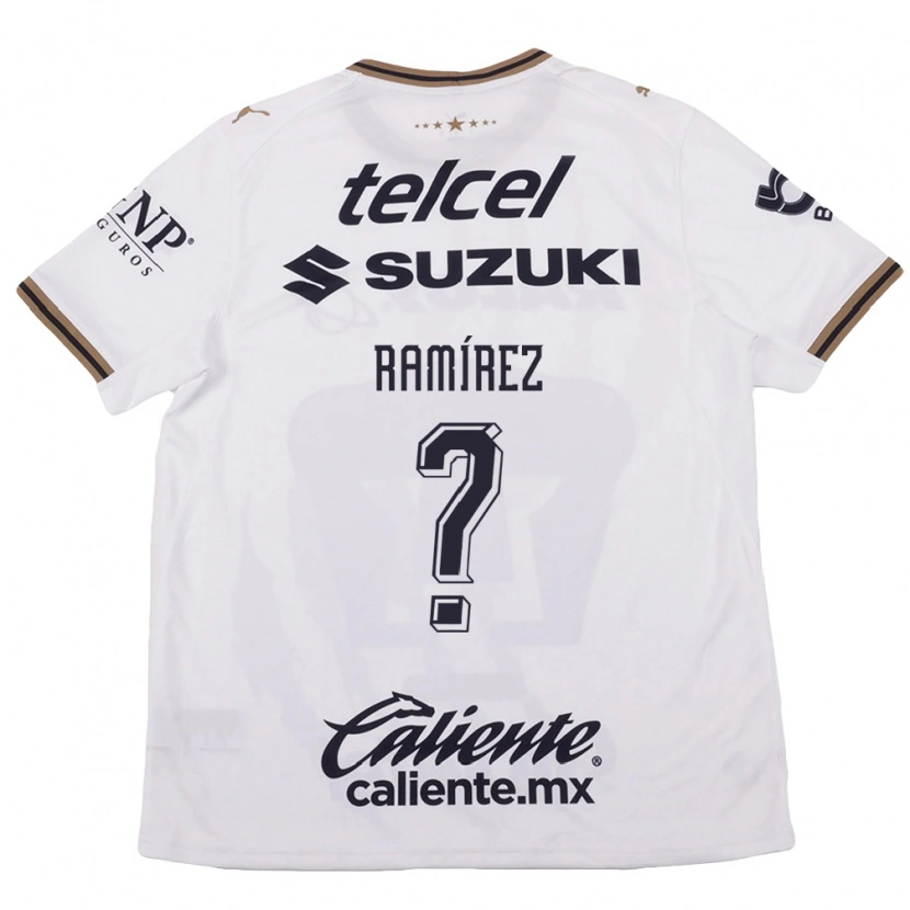 Danxen Mulher Camisola Ricardo Ramírez #0 Branco Preto Marrom Alternativa 2026/27 Camisa
