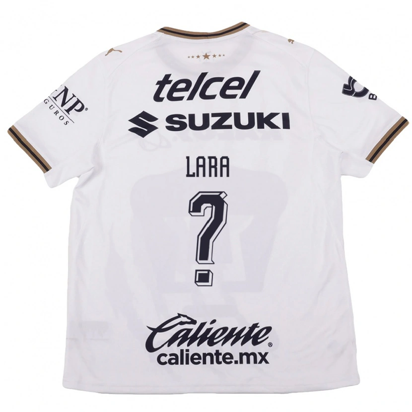 Danxen Mulher Camisola Erick Lara #0 Branco Preto Marrom Alternativa 2026/27 Camisa
