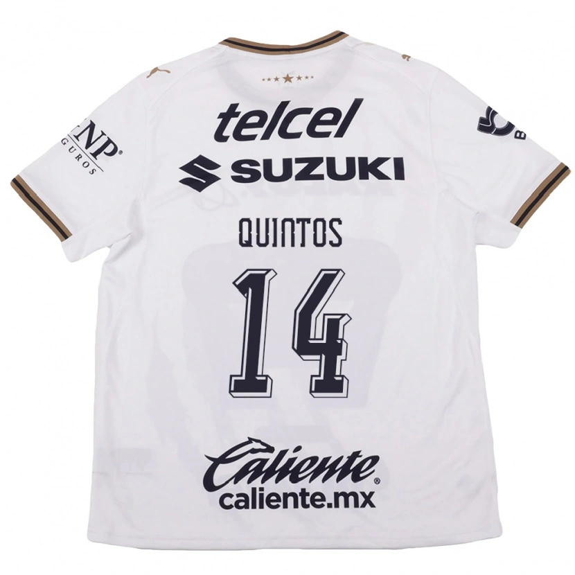 Danxen Mulher Camisola Bibiana Quintos #14 Branco Preto Marrom Alternativa 2026/27 Camisa