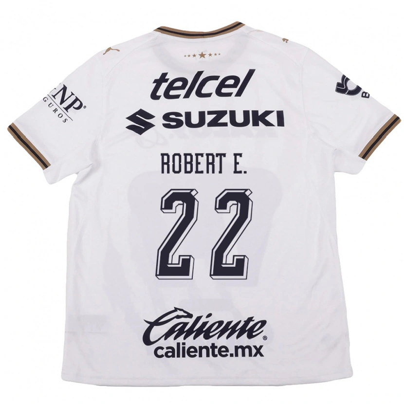 Danxen Mulher Camisola Robert Ergas #22 Branco Preto Marrom Alternativa 2026/27 Camisa