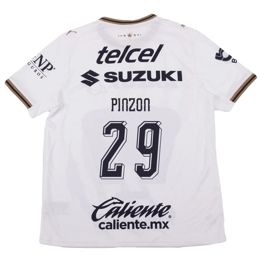 Danxen Mulher Camisola Liceth Pinzon #29 Branco Preto Marrom Alternativa 2026/27 Camisa