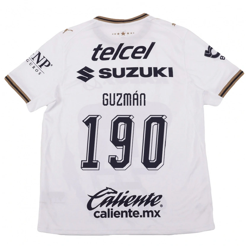 Danxen Mulher Camisola Héctor Guzmán #190 Branco Preto Marrom Alternativa 2026/27 Camisa