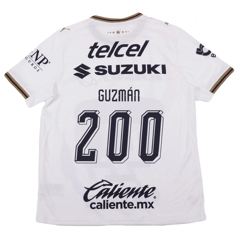 Danxen Mulher Camisola Alan Guzmán #200 Branco Preto Marrom Alternativa 2026/27 Camisa