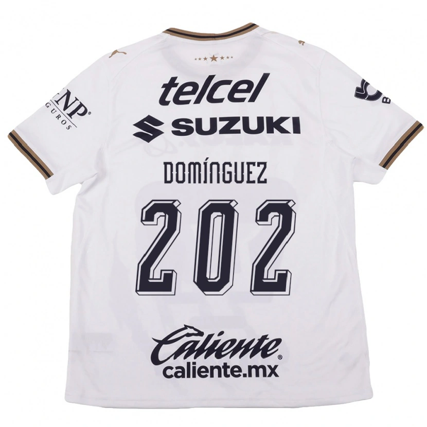 Danxen Mulher Camisola Julio Domínguez #202 Branco Preto Marrom Alternativa 2026/27 Camisa