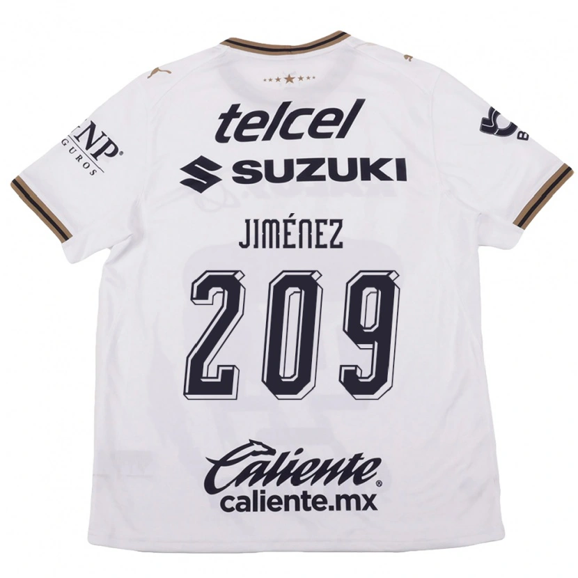 Danxen Mulher Camisola Norberto Jiménez #209 Branco Preto Marrom Alternativa 2026/27 Camisa