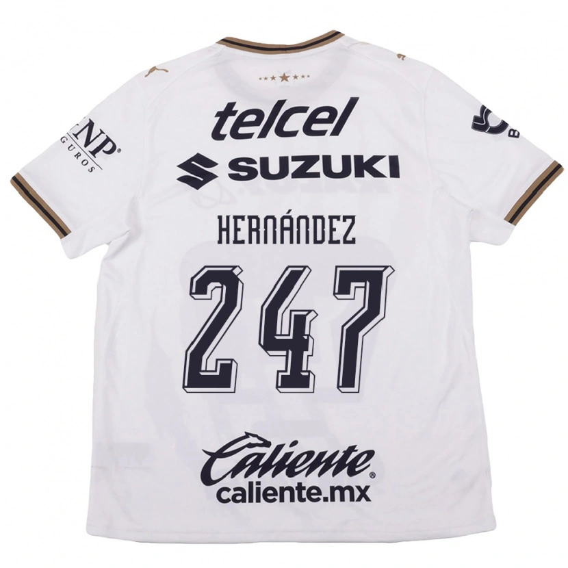 Danxen Mulher Camisola Oswaldo Hernández #247 Branco Preto Marrom Alternativa 2026/27 Camisa