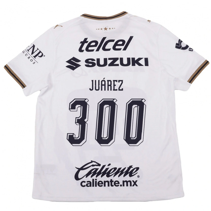 Danxen Mulher Camisola Jonathan Juárez #300 Branco Preto Marrom Alternativa 2026/27 Camisa