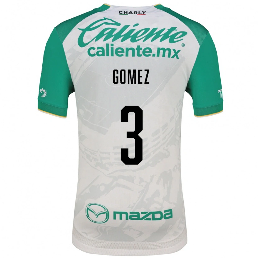 Danxen Mulher Camisola Karen Gómez #3 Verde Claro Branco Alternativa 2026/27 Camisa