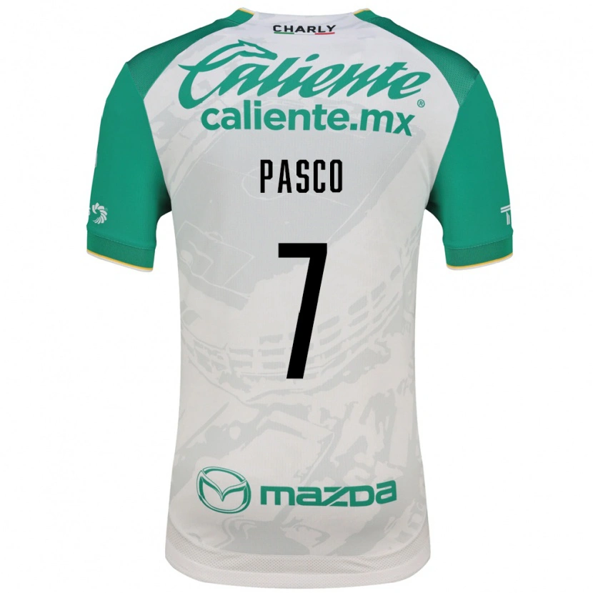 Danxen Mulher Camisola Madeleine Pasco #7 Verde Claro Branco Alternativa 2026/27 Camisa
