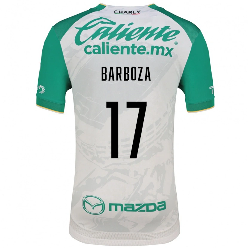 Danxen Mulher Camisola Marypaz Barboza #17 Verde Claro Branco Alternativa 2026/27 Camisa