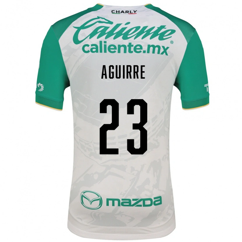 Danxen Mulher Camisola Zoe Aguirre #23 Verde Claro Branco Alternativa 2026/27 Camisa