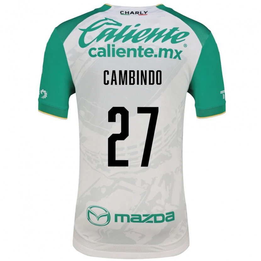 Danxen Mulher Camisola Díber Cambindo #27 Verde Claro Branco Alternativa 2026/27 Camisa