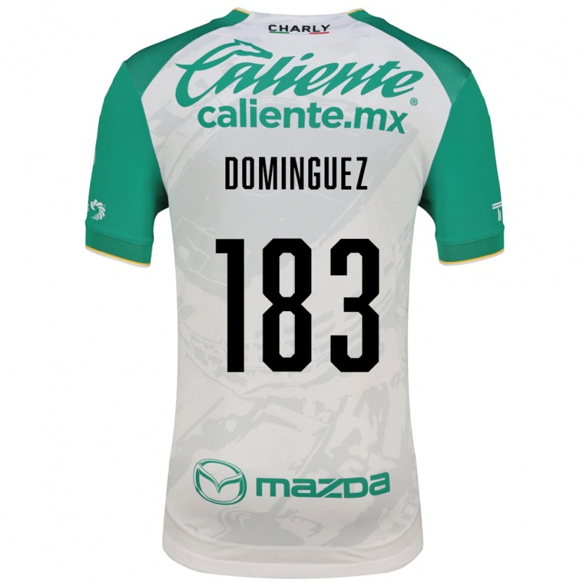 Danxen Mulher Camisola Jesús Domínguez #183 Verde Claro Branco Alternativa 2026/27 Camisa