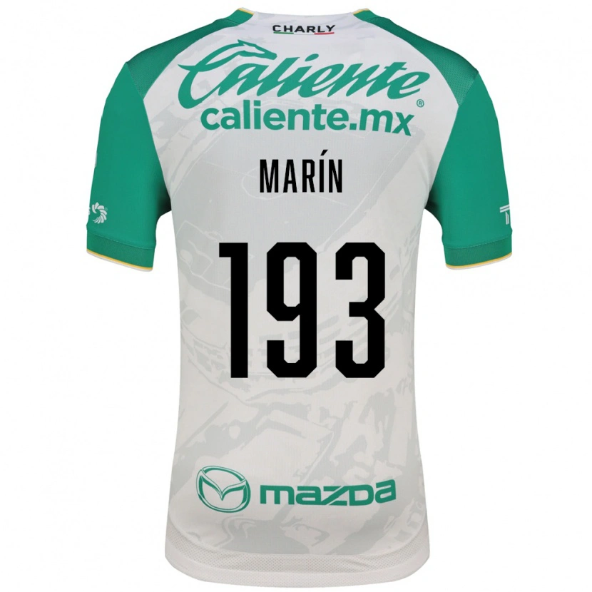 Danxen Mulher Camisola Duilio Marín #193 Verde Claro Branco Alternativa 2026/27 Camisa