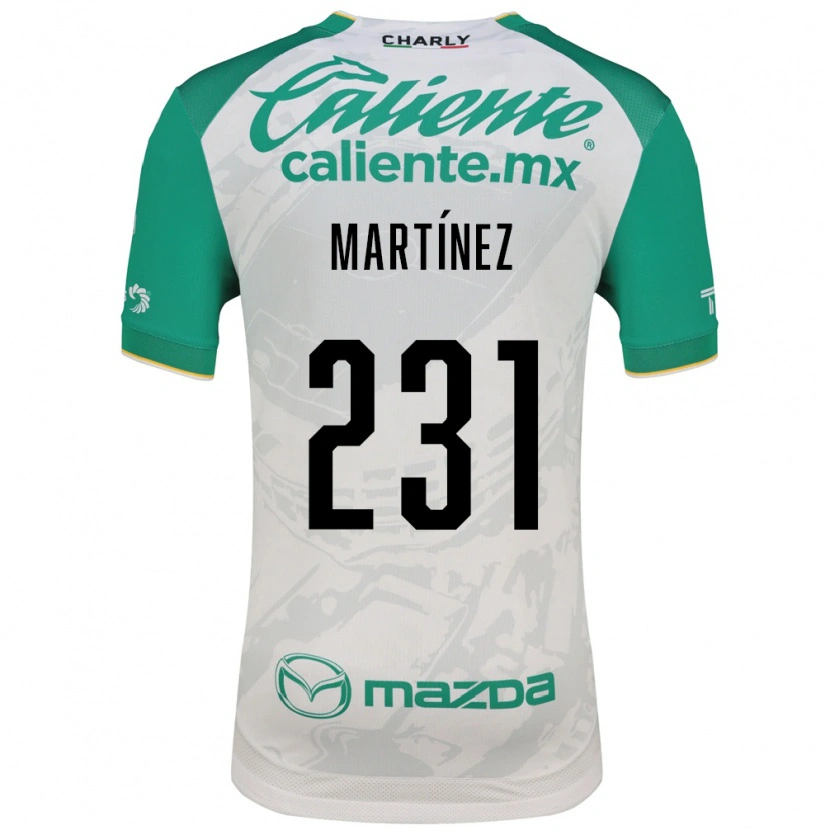 Danxen Mulher Camisola Franco Martínez #231 Verde Claro Branco Alternativa 2026/27 Camisa
