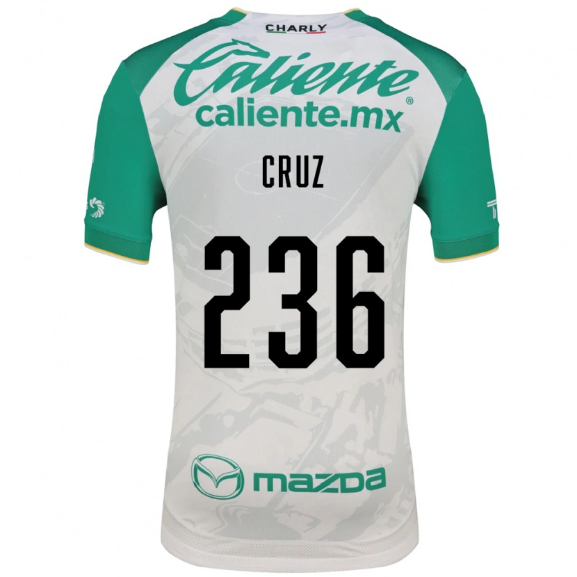 Danxen Mulher Camisola Héctor Cruz #236 Verde Claro Branco Alternativa 2026/27 Camisa