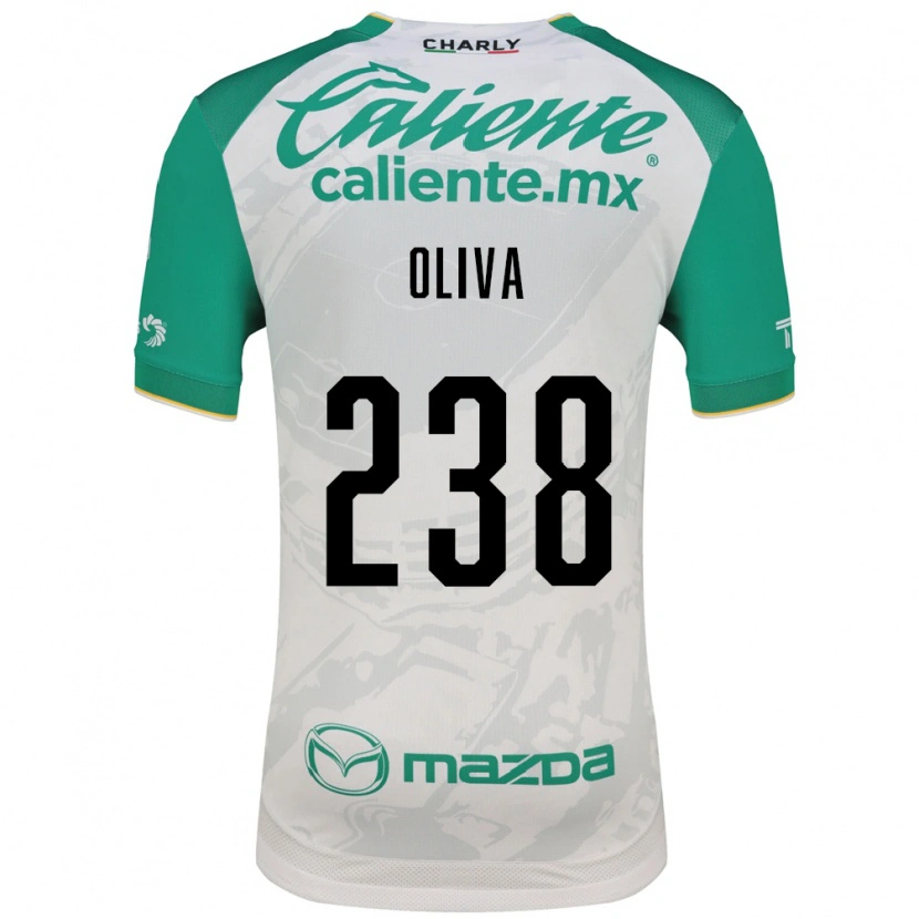 Danxen Mulher Camisola Emiliano Oliva #238 Verde Claro Branco Alternativa 2026/27 Camisa