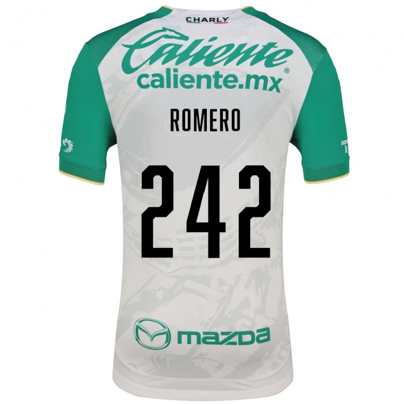 Danxen Mulher Camisola Alan Romero #242 Verde Claro Branco Alternativa 2026/27 Camisa