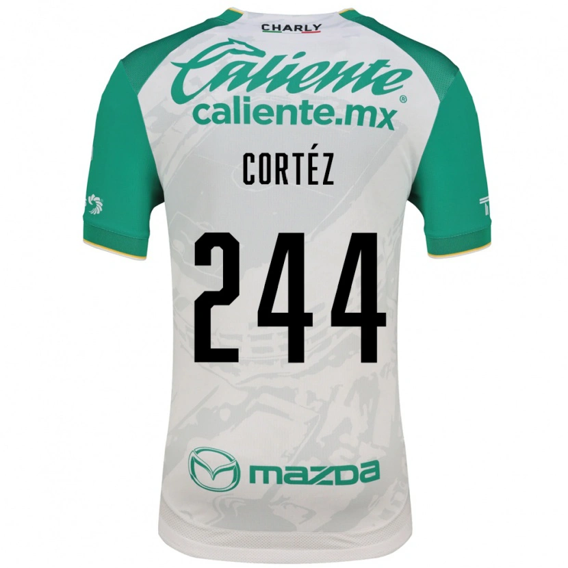 Danxen Mulher Camisola Brayan Cortéz #244 Verde Claro Branco Alternativa 2026/27 Camisa