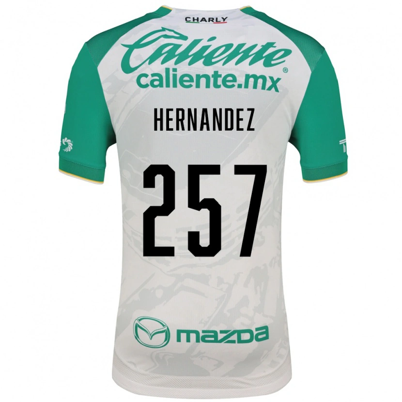 Danxen Mulher Camisola Karín Hernández #257 Verde Claro Branco Alternativa 2026/27 Camisa