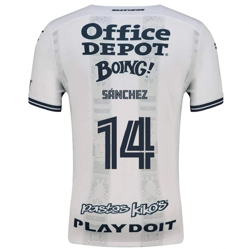 Danxen Mulher Camisola Carlos Sánchez #14 Vermelho Branco Preto Alternativa 2026/27 Camisa