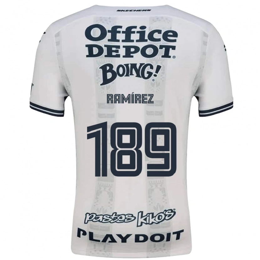 Danxen Mulher Camisola Jonatan Ramírez #189 Vermelho Branco Preto Alternativa 2026/27 Camisa