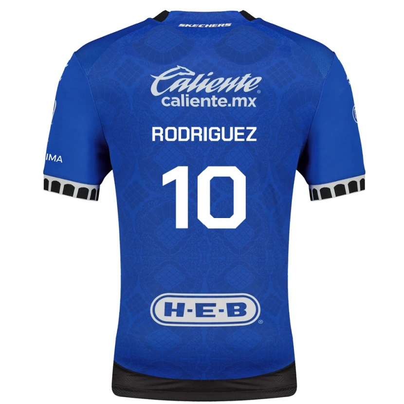 Danxen Mulher Camisola Lucas Rodriguez #10 Azul Real Branco Preto Alternativa 2026/27 Camisa