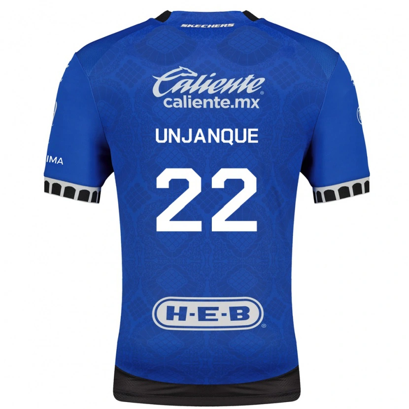 Danxen Mulher Camisola Jean Unjanque #22 Azul Real Branco Preto Alternativa 2026/27 Camisa