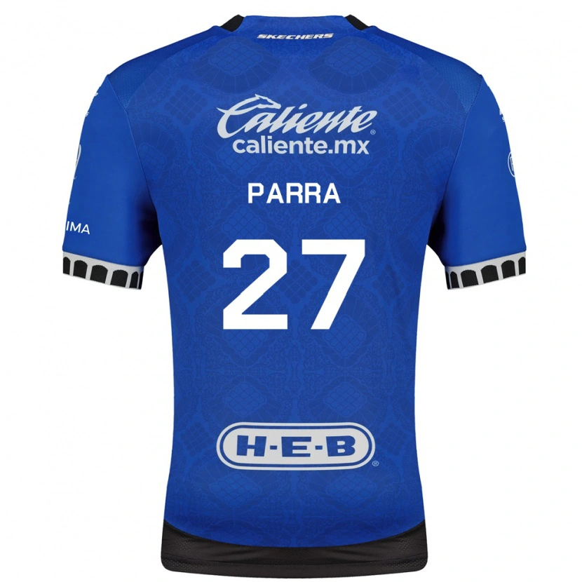Danxen Mulher Camisola Daniel Parra #27 Azul Real Branco Preto Alternativa 2026/27 Camisa