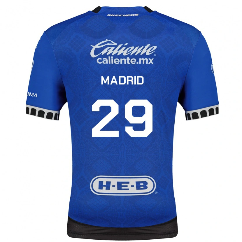 Danxen Mulher Camisola Waldo Madrid #29 Azul Real Branco Preto Alternativa 2026/27 Camisa