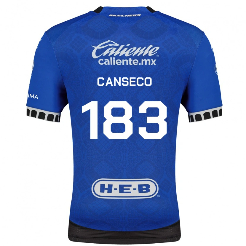 Danxen Mulher Camisola Rodrigo Canseco #183 Azul Real Branco Preto Alternativa 2026/27 Camisa