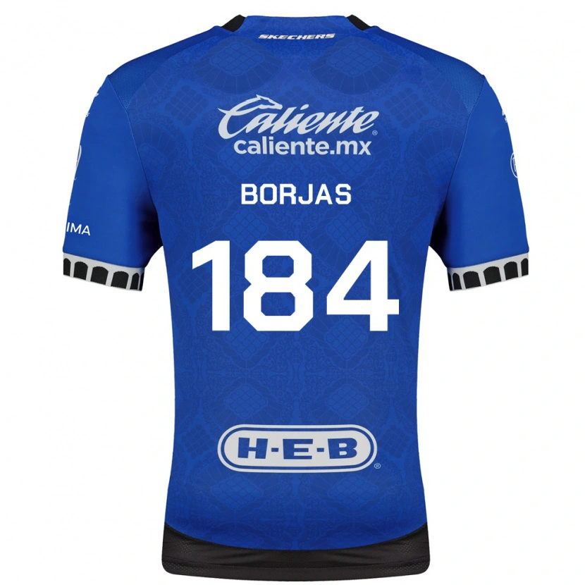 Danxen Mulher Camisola Daniel Borjas #184 Azul Real Branco Preto Alternativa 2026/27 Camisa