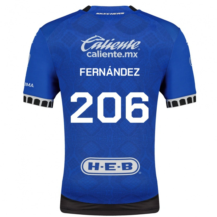 Danxen Mulher Camisola Erik Fernández #206 Azul Real Branco Preto Alternativa 2026/27 Camisa