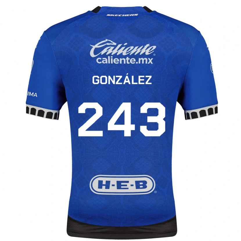 Danxen Mulher Camisola Leonardo González #243 Azul Real Branco Preto Alternativa 2026/27 Camisa