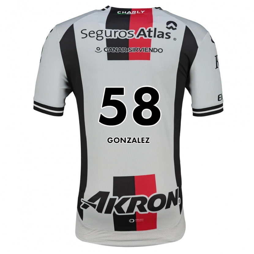Danxen Mulher Camisola Arturo González #58 Branco Vermelho Preto Alternativa 2026/27 Camisa