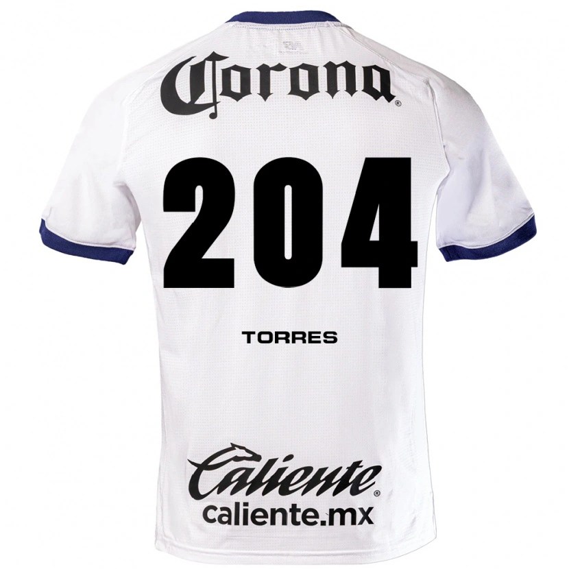 Danxen Mulher Camisola Joaquín Torres #204 Branco Azul Preto Alternativa 2026/27 Camisa