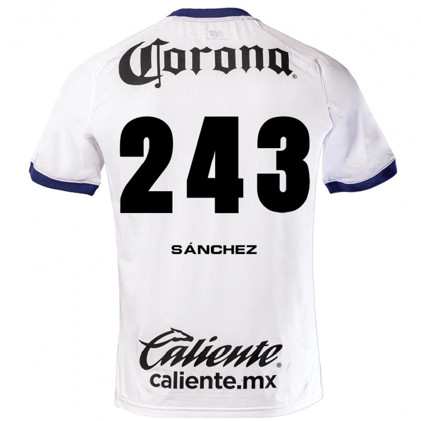 Danxen Mulher Camisola Cedric Sánchez #243 Branco Azul Preto Alternativa 2026/27 Camisa