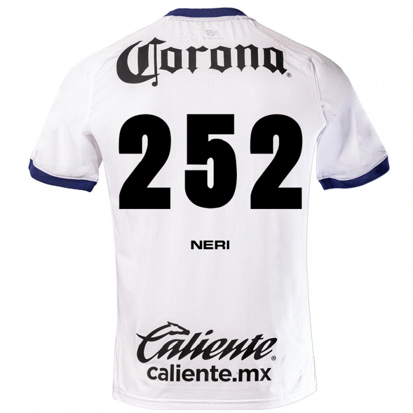 Danxen Mulher Camisola Luis Neri #252 Branco Azul Preto Alternativa 2026/27 Camisa