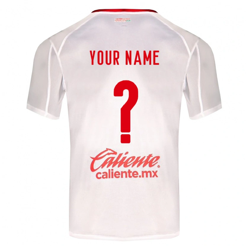 Danxen Mulher Camisola Seu Nome #0 Branco Verde Vermelho Alternativa 2026/27 Camisa