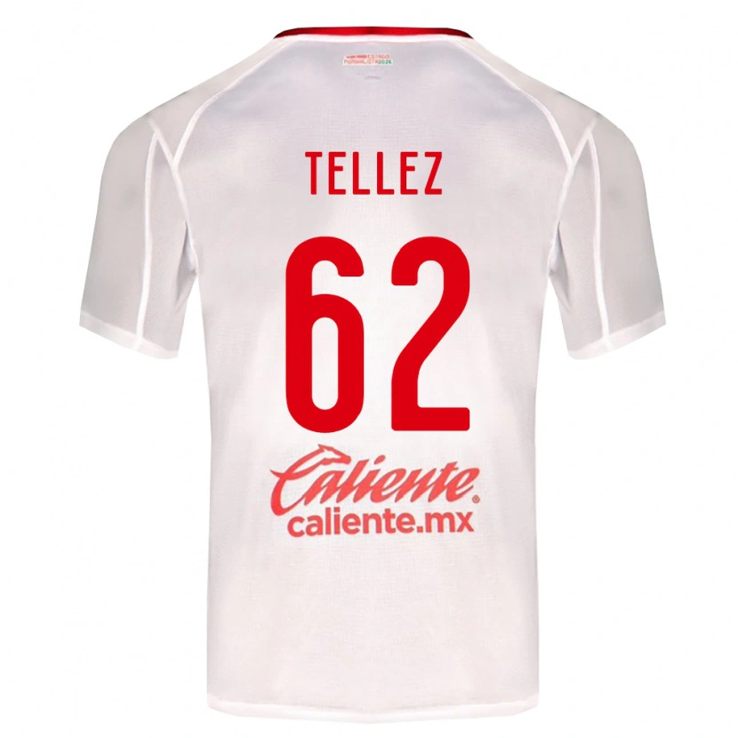 Danxen Mulher Camisola Brandon Téllez #62 Branco Verde Vermelho Alternativa 2026/27 Camisa