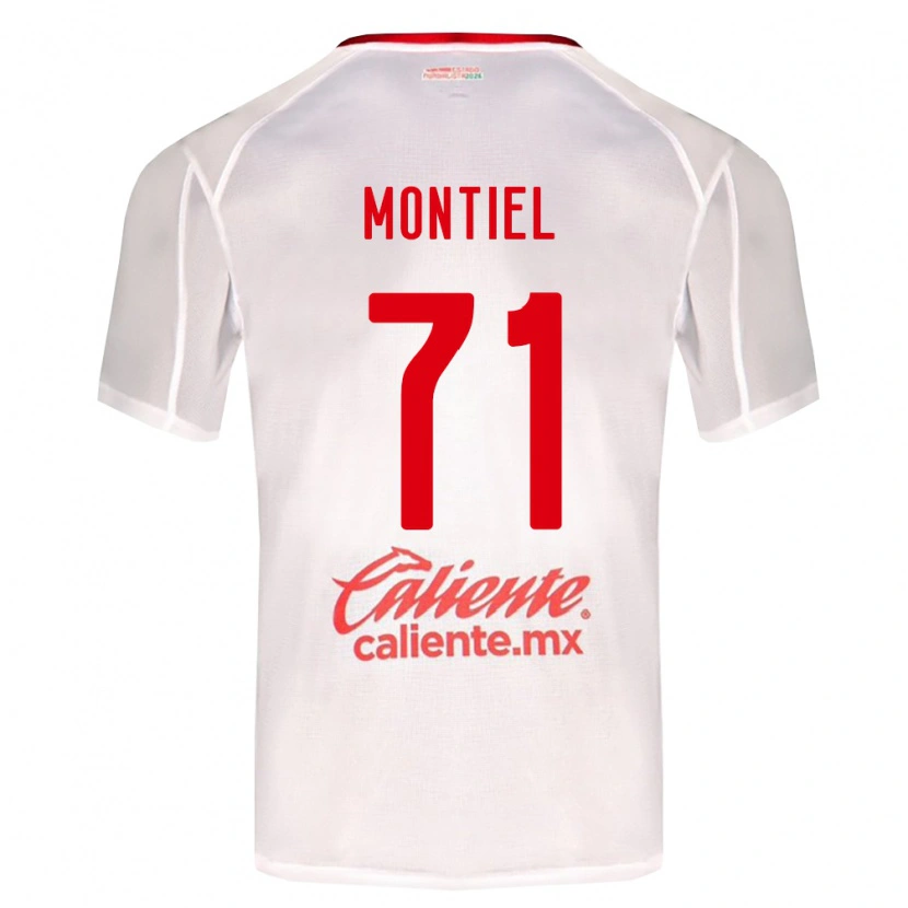 Danxen Mulher Camisola Erick Montiel #71 Branco Verde Vermelho Alternativa 2026/27 Camisa