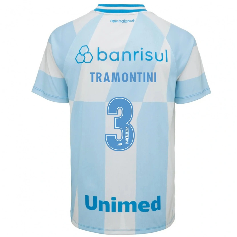 Danxen Mulher Camisola Murilo Tramontini #3 Azul Claro Branco Alternativa 2026/27 Camisa