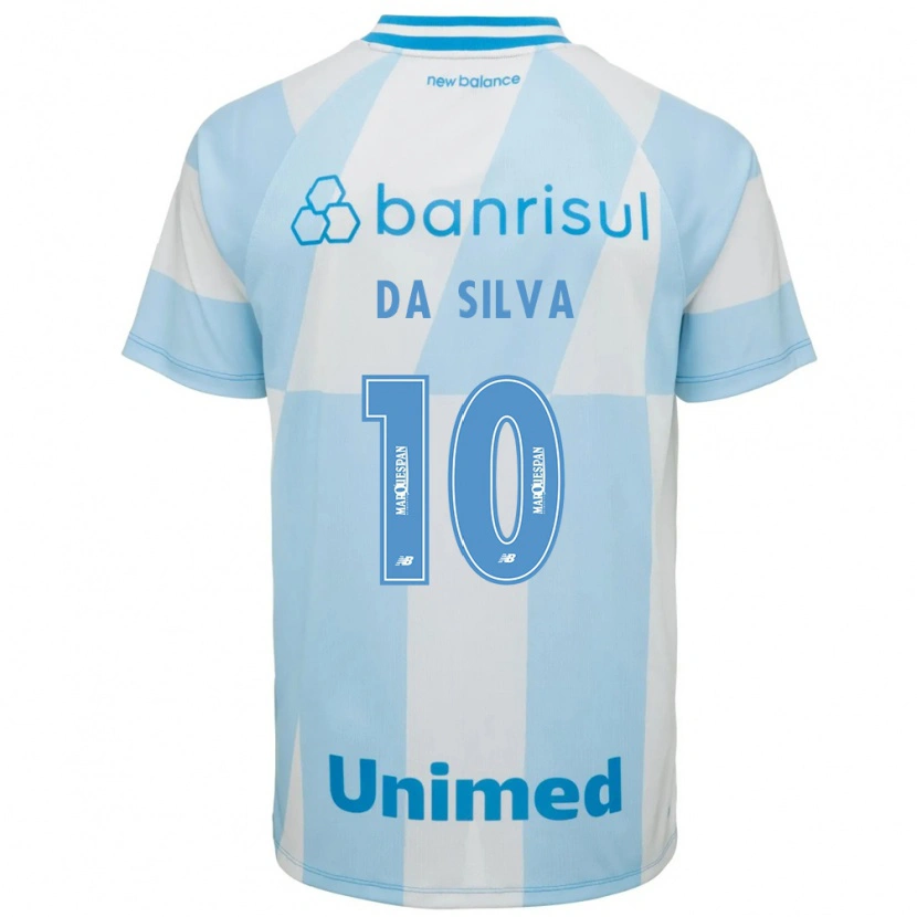 Danxen Mulher Camisola Juliana Odilon Da Silva #10 Azul Claro Branco Alternativa 2026/27 Camisa