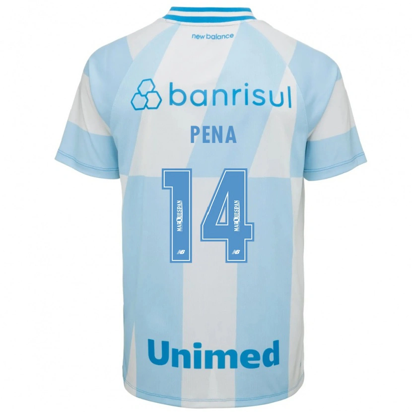 Danxen Mulher Camisola Jessica Peña #14 Azul Claro Branco Alternativa 2026/27 Camisa